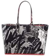 Thumbnail for your product : Christian Louboutin Small Cabata Nicograf Patent Leather Tote