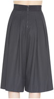 Thumbnail for your product : Alice + Olivia Lulu Box Pleat Cullotte Pants
