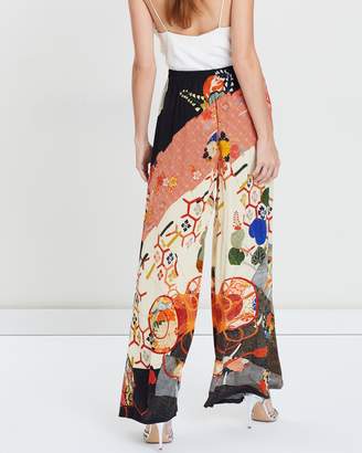Camilla Wide Leg Trousers with Front Pockets
