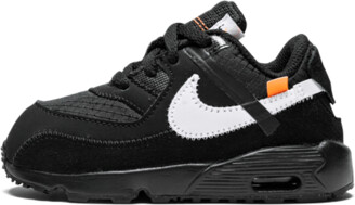 Nike The 10: Air Max 90 BT 'Off-White - Black' Shoes - Size 7C - ShopStyle
