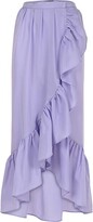 Cupro Woven Skirt Lilac 