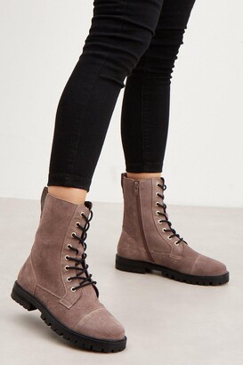 Dorothy Perkins Womens Good For The Sole: Lyla Lace Up Leather Boots -  ShopStyle