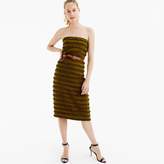 Thumbnail for your product : J.Crew Collection strapless striped raffia dress