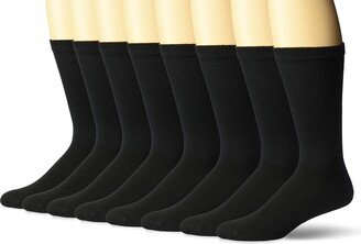 Hanes Ultimate Men's Big and Tall 8-Pack FreshIQ Big & Tall Crew Socks