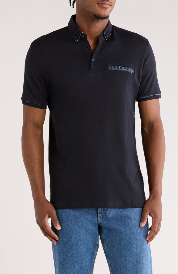Cactus Man Short Sleeve Cotton Polo