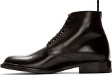 Thumbnail for your product : Saint Laurent Black Leather Minimal Combat Boots