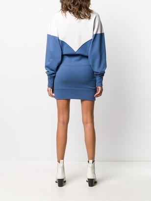Etoile Isabel Marant Color-Block Sweater Dress