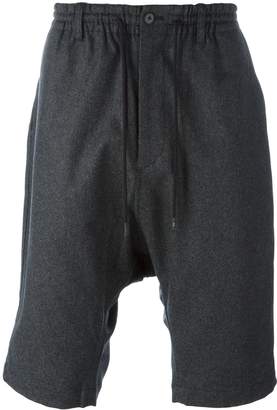 Y-3 drop-crotch shorts