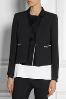 Thumbnail for your product : Elizabeth and James Brighton layered crepe and silk-chiffon jacket
