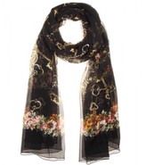 Thumbnail for your product : Dolce & Gabbana Printed silk scarf