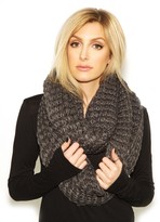 Thumbnail for your product : Paula Bianco Chunky Knit Infinity Scarf in Charcoal