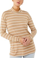 Thumbnail for your product : A Pea in the Pod Maternity Striped Turtleneck Top