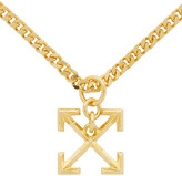 Thumbnail for your product : Off-White Gold Arrow Necklace