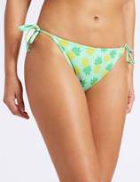 Thumbnail for your product : Marks and Spencer Pineapple Print Hipster Bikini Bottoms