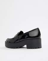 Thumbnail for your product : Monki chunky loafer in Black
