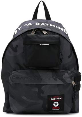 Eastpak x AAPE camouflage backpack