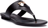 Salvatore Ferragamo Enfola black leather sandals