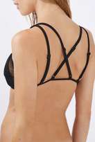 Thumbnail for your product : Topshop Strappy mesh bikini top