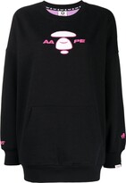 Thumbnail for your product : AAPE BY *A BATHING APE® Logo-Print Sweatshirt