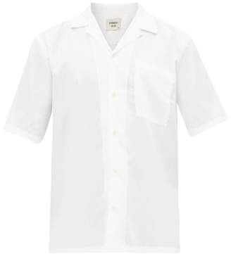 Everest Isles - Cuban-collar Sustainable-poplin Shirt - Mens - White