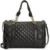 Thumbnail for your product : Brooks Brothers Quilted Calfskin Medium Barrel Bag
