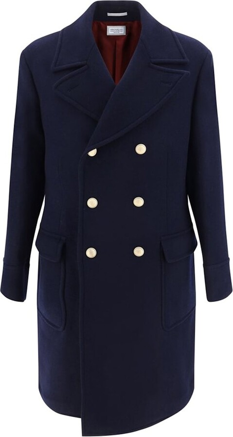 Brunello Cucinelli Martingale Double-breast Coat