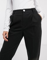 Thumbnail for your product : ASOS Petite DESIGN Petite chino pants in black
