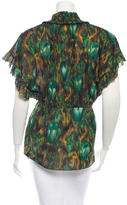 Thumbnail for your product : Alice + Olivia Silk Blouse