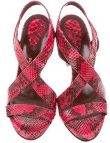 Thumbnail for your product : Devi Kroell Python Crossover Sandals