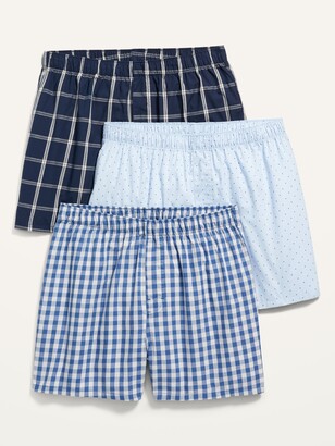 Old Navy Soft-Washed Boxer Shorts 3-Pack for Men -- 3.75-inch inseam -  ShopStyle