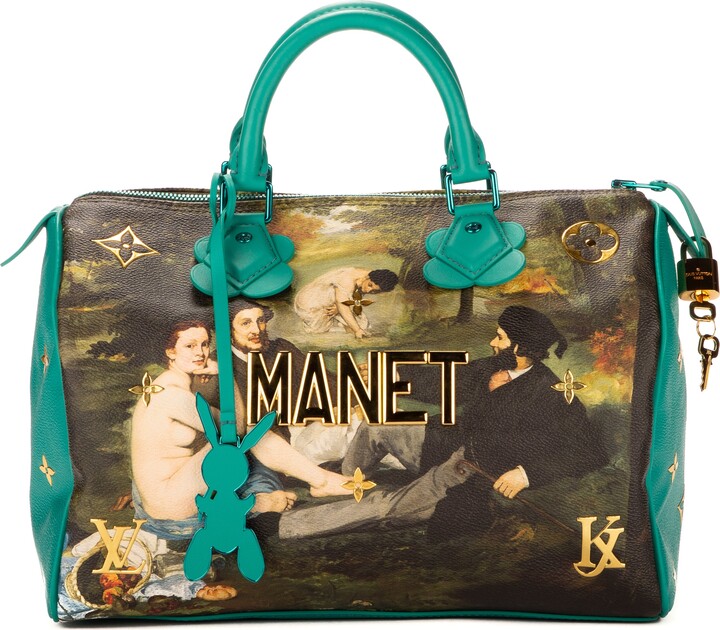 Louis Vuitton x Jeff Koons Masters pre-owned Montaigne MM two-way