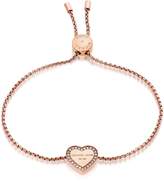 Thumbnail for your product : Michael Kors Heritage PVD Rose Goldtone Stainless Heart Bracelet w/Crystals