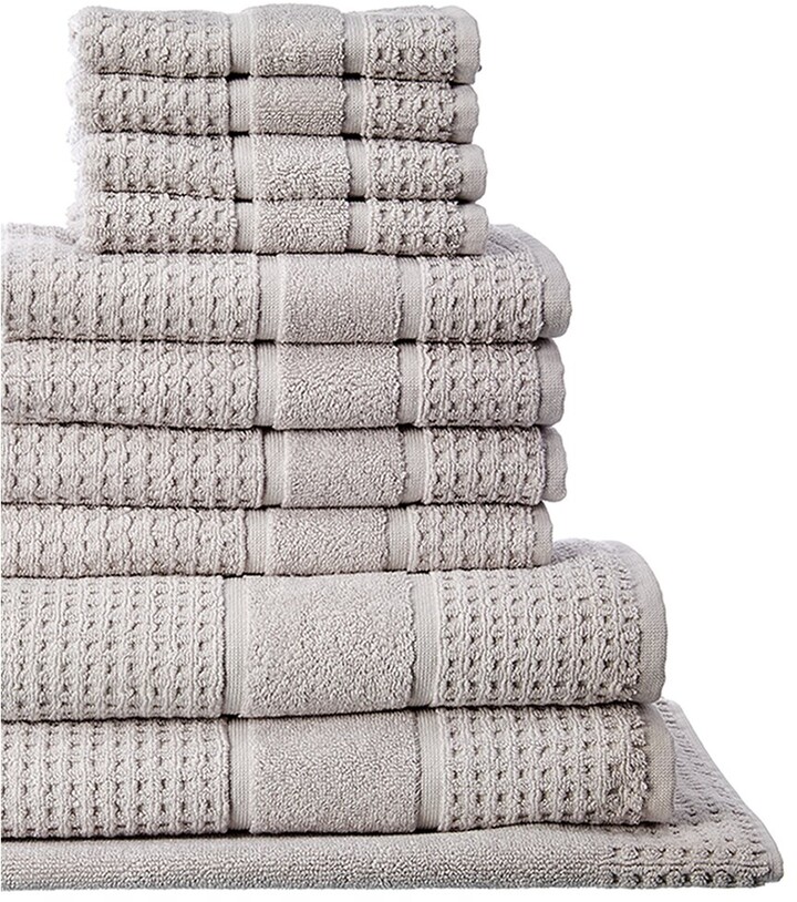 Apollo Towels Turkish Waffle Terry 11Pc Towel Set - ShopStyle