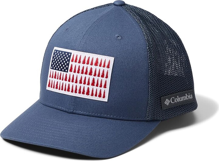 Columbia Men's PFG Fish Flag Snapback Ball Cap, Collegiate Navy, Sunset  Red, One Size : : Sports & Outdoors