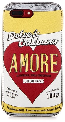 Dolce & Gabbana Amore Print iPhone 7 Plus Case - ShopStyle Tech