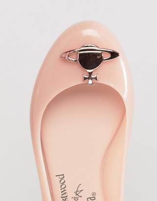 Melissa Pink Space Love Flat Shoes