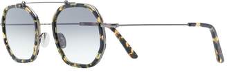L.G.R tortoiseshell square sunglasses