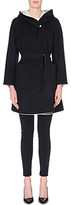 Thumbnail for your product : Max Mara Hooded wool and angora-blend coat
