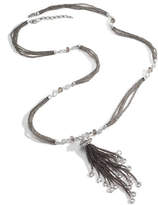 Thumbnail for your product : Coomi Affinity Beaded Tassel Necklace with Diamonds