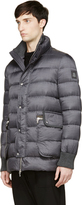 Thumbnail for your product : Moncler Gamme Bleu Gray Quilted Puffer Coat