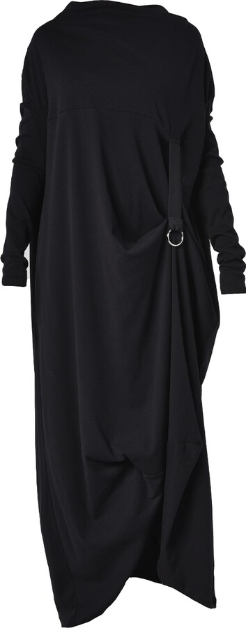 Metamorphoza Black Long Sleeve Kaftan Dress