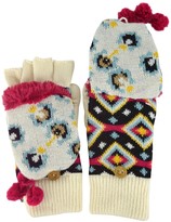 Thumbnail for your product : Muk Luks Faux Fur Lined Flip Mittens