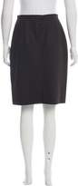 Thumbnail for your product : Akris Knee-Length Wool Skirt