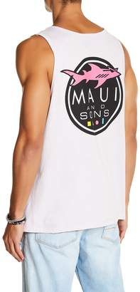 Maui and Sons Shark Logo Tank