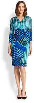 Thumbnail for your product : Josie Natori Printed Jersey Knot Dress