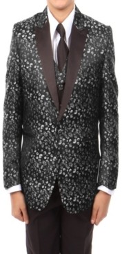 Tazio Tazio Classic Fit 2 Button Vested Suits for Boys