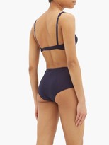 Thumbnail for your product : Rossell England - High-rise Cotton Briefs - Navy