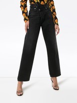 Thumbnail for your product : AGOLDE Criss-Cross Wide Leg Jeans