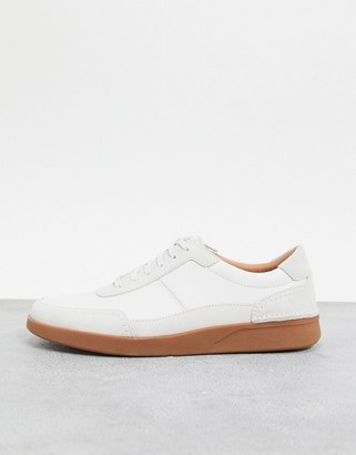 clarks white shoes uk