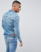 Thumbnail for your product : Pull&Bear Denim Jacket In Mid Blue